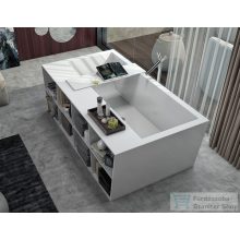   Kolpa San Copelia Lux-FS 180x100 szabadon álló kád Kerrock anyagból, polcokkal  936540