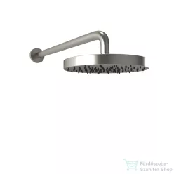   Bugnatese 20 cm-es fejzuhany 40 cm-es zuhanykarral,szálcsiszolt nikkel 93848NS