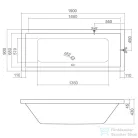 Roth Kubic 190x90 egyenes kád