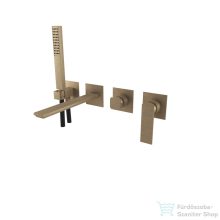   Bugnatese ATELIER falsík alatti kád csaptelep kézizuhannyal, matt bronz 9401BO