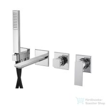   Bugnatese ATELIER falsík alatti kád csaptelep kézizuhannyal, króm 9401CR