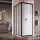 Ravak SUPERNOVA APSS-80 80 cm-es fix oldalfal, fekete+transparent,940403R2Z1