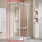 Ravak SUPERNOVA APSS-80 80 cm-es fix oldalfal, szatén+transparent,94040UR2Z1