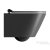 Sapho GSI KUBE X fali WC, GeniusFlush, 36x50cm, dual matt fekete (941226)
