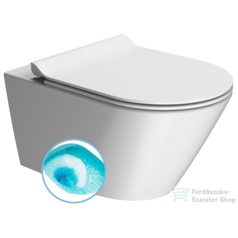 Sapho GSI KUBE X SWIRLFLUSH fali WC, 36x55cm, dual-matt fehér (941509)