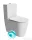 Sapho GSI KUBE X monoblokkos WC,Swirlflush, alsó/hátsó kifolyású, dual matt fehér (941909K)