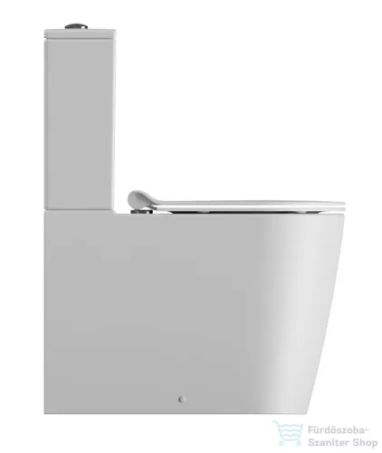 Sapho GSI KUBE X monoblokkos WC,Swirlflush, alsó/hátsó kifolyású, dual matt fehér (941909K)