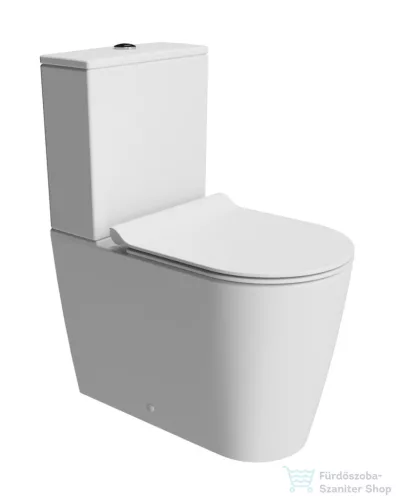 Sapho GSI KUBE X monoblokkos WC,Swirlflush, alsó/hátsó kifolyású, dual matt fehér (941909K)