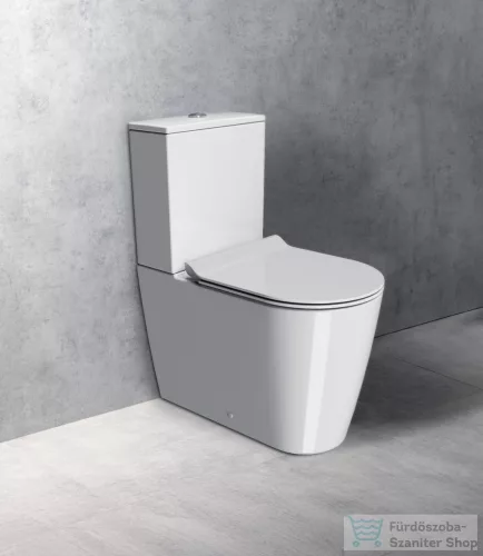 Sapho GSI KUBE X monoblokkos WC,Swirlflush, alsó/hátsó kifolyású, ExtraGlaze (941911K)