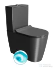 Sapho GSI KUBE X monoblokkos WC,Swirlflush, alsó/hátsó kifolyású, dual matt fekete (941926K)