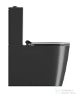 Sapho GSI KUBE X monoblokkos WC,Swirlflush, alsó/hátsó kifolyású, dual matt fekete (941926K)