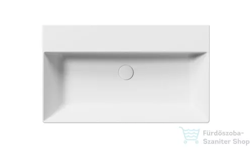 Sapho GSI KUBE X kerámiamosdó, 80x47cm, furat nélkül, matt fehér (9422009)