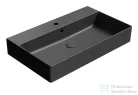 Sapho GSI KUBE X kerámiamosdó, 80x47cm, matt fekete (9422126)