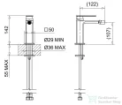 Bugnatese Atelier bidet csaptelep leeresztő nélkül,PVD arany 9423SPO