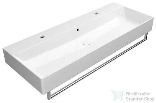 Sapho GSI KUBE X kerámiamosdó, ExtraGlaze, 2 furattal, 120x47cm (9424211)