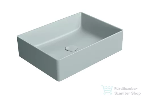 Sapho GSI KUBE X kerámiamosdó, 50x37cm, matt jégkék (942915)