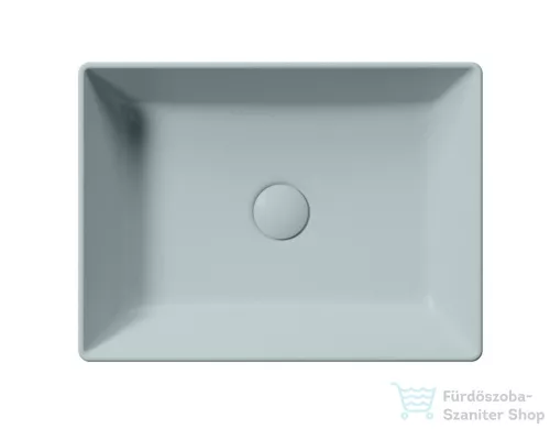Sapho GSI KUBE X kerámiamosdó, 50x37cm, matt jégkék (942915)