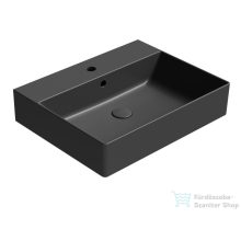   Sapho GSI KUBE X kerámiamosdó, 60x47cm matt fekete (9431126)