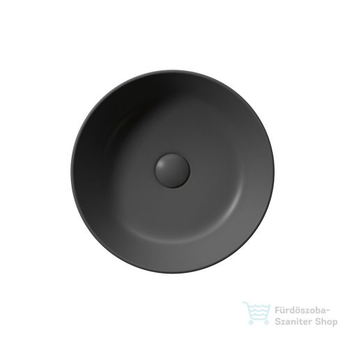 Sapho GSI KUBE X kerámiamosdó, átm.:32cm, matt fekete (943526)