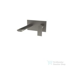   Bugnatese ATELIER falsík alatti mosdócsaptelep 16 cm-es kifolyóval,belső egységgel,click-clack leeresztővel,szálcsiszolt nikkel 9443SCNS