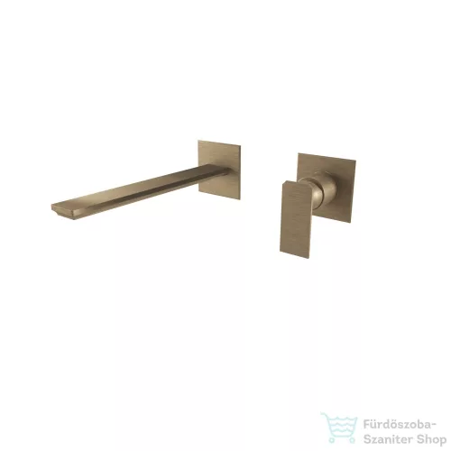 Bugnatese ATELIER falsík alatti mosdócsaptelep 21,5 cm-es kifolyóval,belső egységgel,click-clack leeresztővel,matt bronz 9446SCBO