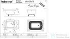 Kolpa San Mini 100x70 fürdőkád 945547