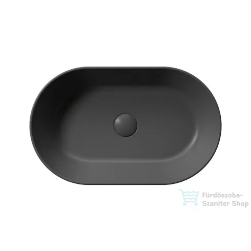 Sapho GSI KUBE X kerámiamosdó, 60x37cm, matt fekete (945826)