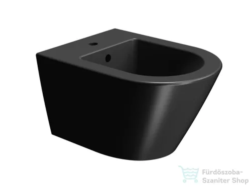 Sapho GSI KUBE X fali bidé, 36x50cm, matt fekete (9464126)