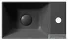 Sapho GSI KUBE X kerámiamosdó, 40x23cm, matt fekete (9484126)