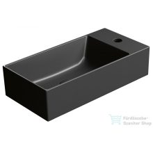   Sapho GSI KUBE X kerámiamosdó, 50x25mm, matt fekete (9486126)
