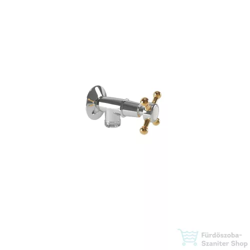 Bugnatese mosógép szelep G3/4"-G1/2",Króm/arany 956CRDO
