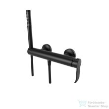   Bugnatese TESS zuhany csaptelep zuhanyszettel,matt fekete 9635NE