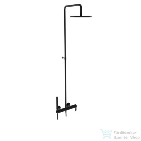 Bugnatese TESS zuhanyrendszer 22,5 cm-es fejzuhannyal,matt fekete 9642CNE