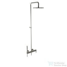   Bugnatese TESS zuhanyrendszer 22,5 cm-es fejzuhannyal,szálcsiszolt nikkel 9642CNS