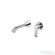   Bugnatese TESS falsík alatti mosdó csaptelep 19 cm-es kifolyóval,click-clack leeresztővel,belső egységgel,króm 9645SCCR