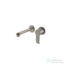   Bugnatese TESS falsík alatti mosdó csaptelep 19 cm-es kifolyóval,click-clack leeresztővel,belső egységgel,szálcsiszolt nikkel 9645SCNS