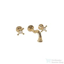   Bugnatese LADY falsík alatti mosdó csaptelep 19 cm-es kifolyóval,belső egységgel,click-clack leeresztővel,Sárgaréz 965SCON