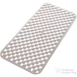   AQUALINE GEO fürdőszobai szőnyeg csúszásgátlóval, kádba, 360x710cm, fehér (97367102)