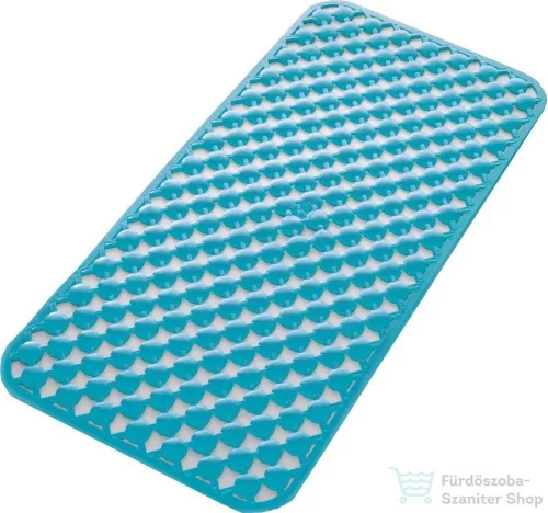 AQUALINE GEO fürdőszobai szőnyeg csúszásgátlóval, kádba, 360x710cm, kék (97367111)