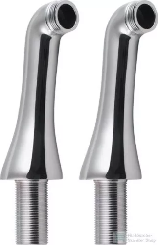 Sapho Kádperemre szerelhető csaptelep csatlakozó (pár), króm 9851