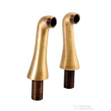   Sapho Kádperemre szerelhető csaptelep csatlakozó (pár), bronz 9856