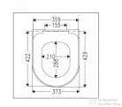Villeroy & Boch Architectura soft close wc ülőke 98m9 c1 01 ( 98m9c101 )