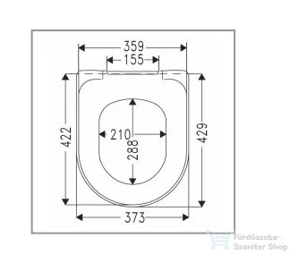 Villeroy & Boch Architectura soft close wc ülőke 98m9 c1 01 ( 98m9c101 )