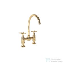   Bugnatese LADY peremre szerelhető álló mosogató csaptelep,sárgaréz 991ON