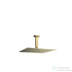   RamonSoler HYDROTHERAPY 30x30 cm-es fejzuhany, mennyezeti zuhanykarral, szálcsiszolt arany 99H309295