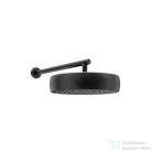 RamonSoler HYDROTHERAPY 30 cm-es kerek fejzuhany 40 cm-es zuhanykarral, matt fekete 99H309319