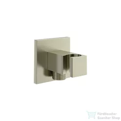   RamonSoler HYDROTHERAPY szögletes gégecső csatlakozós zuhanytartó, szálcsiszolt nikkel 99Z304962