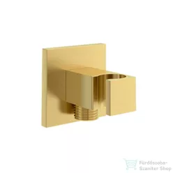   RamonSoler HYDROTHERAPY szögletes gégecső csatlakozós zuhanytartó, szálcsiszolt arany 99Z304964
