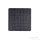 RamonSoler HYDROTHERAPY Slim 30x30 cm-es fejzuhany, matt fekete 99Z305263