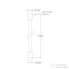 RamonSoler HYDROTHERAPY 175 cm-es zuhanycső, szálcsiszolt arany 99Z305993